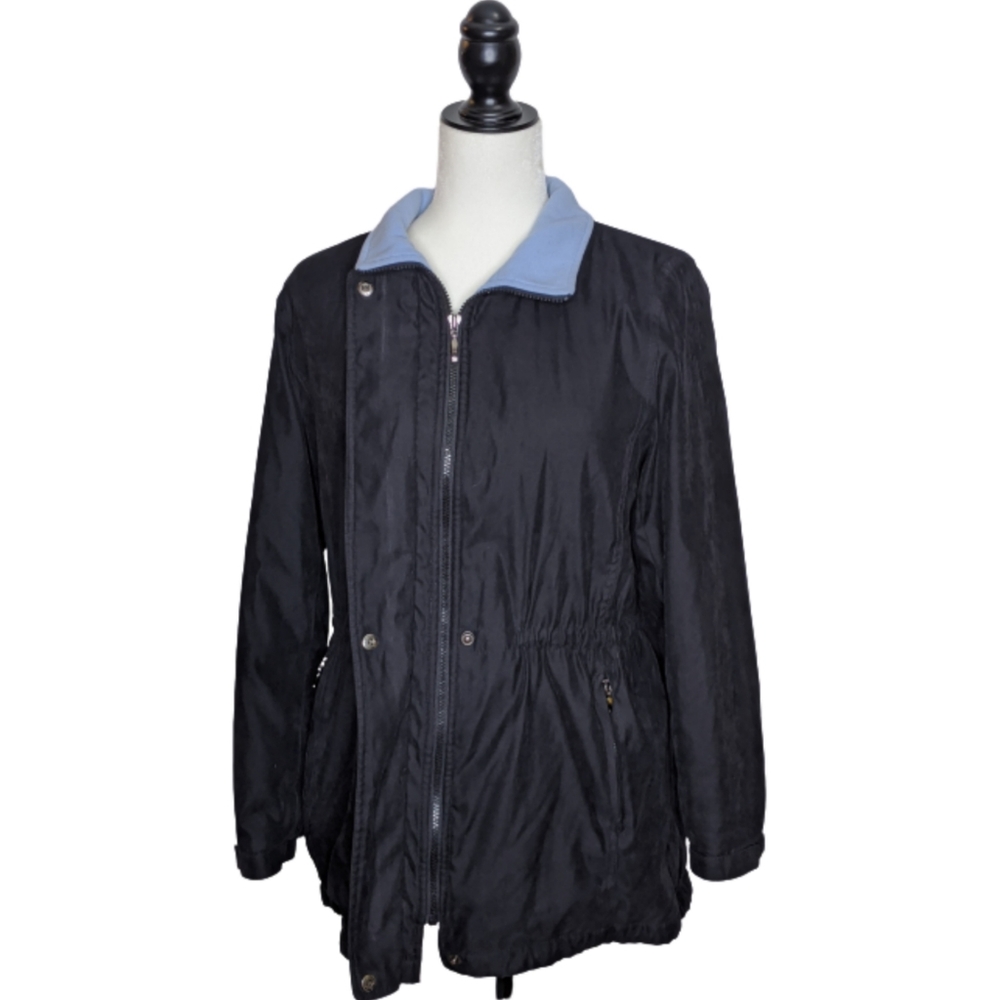 Liz Claiborne Blue Fleece Lined Jacket Size Small